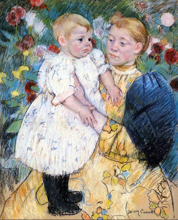 Mary Cassatt In The Garden